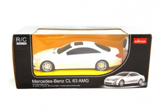Радиоуправляемая машина Rastar Mercedes CL63 AMG 1:24 Белая