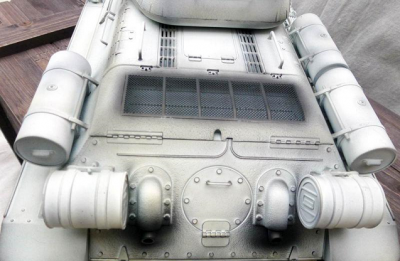 Радиоуправляемый танк Taigen 1:16 T34-85 (зимний) 2.4 Ghz (пневмо)
