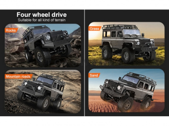 Радиоуправляемый краулер Double Eagle Land Rover D110 4WD RTR масштаб 1/14 4WD 2.4G RTR