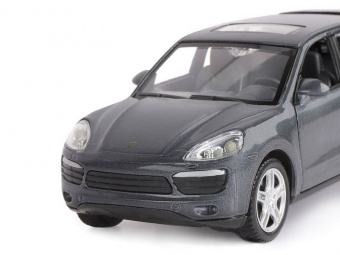 Машина ''АВТОПАНОРАМА'' Porsche Cayenne S, серый, 1/32, свет, звук, инерция, в/к 17,5*13,5*9 см