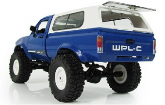 Радиоуправляемая машина WPL пикап Hilux (синяя) 4WD 2.4G 1/16 RTR