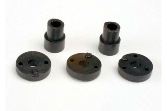 Piston head set (2-hole (2)/ 3-hole (2))/ shock mounting bushings & washers (2) (Big Bore Shocks