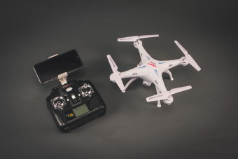Радиоуправляемый квадрокоптер с FPV камерой SYMA X5SW 4CH quadcopter with 6AXIS GYRO