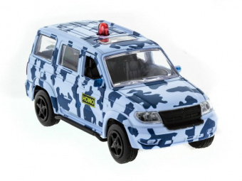 Машина ''АВТОПАНОРАМА'' инерц. УАЗ Патриот (омон) 1/50, в/к 12*7*5,5 см