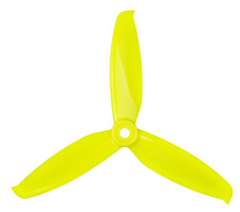Пропеллер Gemfan WinDancer 5042 3-х лопастной (Lemon Yellow) 2 пары