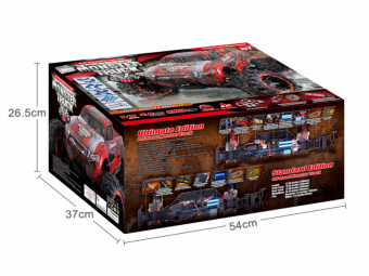 Радиоуправляемый монстр Remo Hobby Dinosaurs Master Brushless UPGRADE (синий) 4WD 2.4G 1/8 RTR
