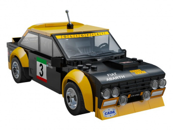 Радиоуправляемый конструктор CaDA спортивная машинка Fiat Abarth 131 1/24 (216 деталей)