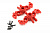 Axle Carriers, Red: 1/16 EVR/SLH