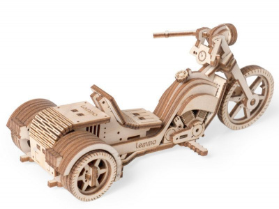 Деревянный конструктор Lemmo Трицикл ''Фотон'', 62 детали