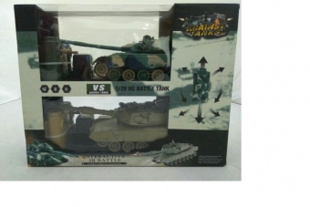 Танковый бой на радиоуправлении 1/28 ZTZ99 vs M1 Abrams