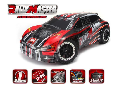 Радиоуправляемая шоссейка Remo Hobby Rally Master (красная) 4WD 2.4G 1/8 RTR