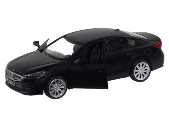 Машина ''АВТОПАНОРАМА'' KIA K7, черный, 1/41, инерция, в/к 17,5*12,5*6,5 см
