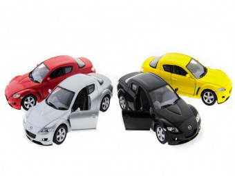 Машина Kinsmart 1:36 MAZDA RX-8 инерция (1/12шт.)  б/к