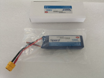 Аккумулятор Li-Po Spard 1800mAh, 11,1V, 75C, XT60