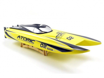 Радиоуправляемый катамаран Volantex RC 792-4 ATOMIC 700 желтый Brushless 2.4G LiPo RTR