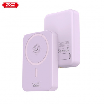 Беспроводная зарядка 15 Вт + быстрая зарядка PD20 Вт 10 000 mAh PR231 Фиолетовый