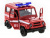Машина ''АВТОПАНОРАМА'' инерц. УАЗ-469 (пожарная) 1/50, в/к 12*7*5,5 см