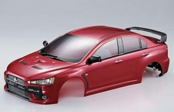 Кузов Killerbody окрашенный 1:10 Red Lancer EVOLUTION X