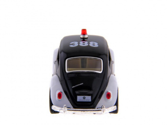 Машина Kinsmart  Volkswagen Classical Beetle (Police) инерция (1/12шт.) 1:32 б/к