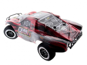 Радиоуправляемый шорт-корс Remo Hobby 9EMU Brushless (красный) 4WD 2.4G 1/8 RTR