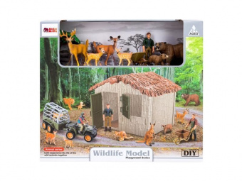 Набор фигурок животных MASAI MARA ММ205-057 серии На ферме: Ферма игрушка 14 пр.