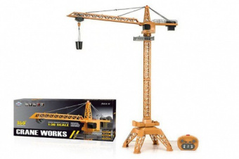 Спецтехника HC-Toys р/у Башенный кран (высота 120 см) MX4094