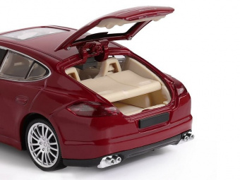 Машина ''АВТОПАНОРАМА'' Porsche Panamera S, красный, 1/24, в/к 24,5*12,5*10,5 см