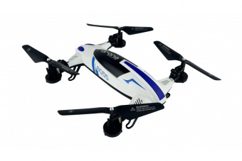 Радиоуправляемый квадрокоптер-трансформер Lishi Toys RTF 2.4G WI-FI Белый