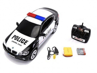 Радиоуправляемая машина GK Racer BMW X6 POLICE 1/14