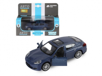 Машина АВТОПАНОРАМА Porsche Panamera S, синий, 1/43, инерция, в/к 17,5*12,5*6,5 см