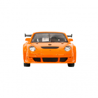 Машина АВТОПАНОРАМА Porsche 911 GT3 RSR, оранжевый, 1/39, инерция, в/к 17,5*12,5*6,5 см