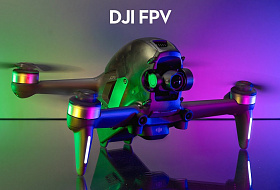 Представлен спортивный дрон DJI FPV, который позволяет увидеть полёт от первого лица