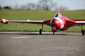 Модель самолета FreeWing de Havilland DH-112 Venom V2 (красный) KIT Plus