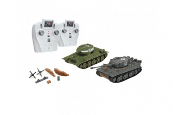 Танковый бой Soviet Т34/85 и Tiger на р/у