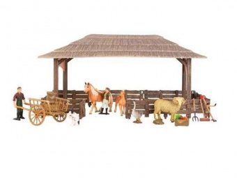 Набор фигурок животных MASAI MARA ММ205-069 серии На ферме: Ферма игрушка 20 пр.