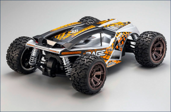 Радиоуправляемый трагги 1:10 Kyosho Rage VE 4WD Brushless 2.4 Ghz, электро, RTR