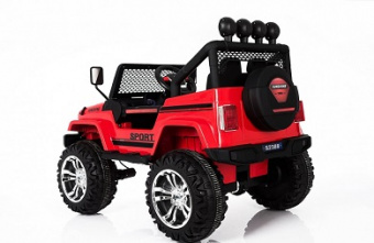 Электромобиль Little Sun Jeep Red