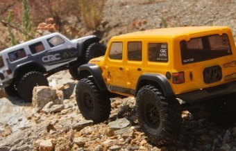Модель для трофи Axial 1/24 SCX24 2019 Jeep Wrangler JLU CRC 4WD Brushed RTR (оранжевый)