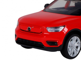 Машина АВТОПАНОРАМА Volvo XC40, 1/32, красный, инерция, свет, звук, в/к 17,5*13,5*9 см