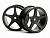 Диски туринг 1/10 - SUPER STAR  26mm BLACK (1MM OFFSET) 2шт