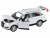 Машина ''АВТОПАНОРАМА'' Audi Q7, белый, 1/32, свет, звук, инерция, в/к 17,5*13,5*9 см