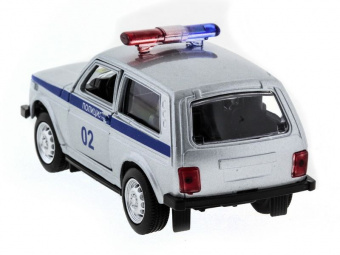 Машина ''АВТОПАНОРАМА'' инерц. ВАЗ 2121 1/50, в/к 12*7*5,5 см, серебристая
