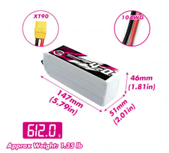 Аккумулятор CNHL 4000 мАч 70C 22.2V