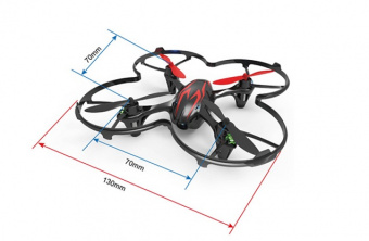 Радиоуправляемый квадрокоптер Hubsan X4 Mini с видеокамерой RTF