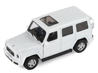 Машина ''АВТОПАНОРАМА'' Mercedes-Benz G350d, белый, 1/42, инерция, в/к 17,5*12,5*6,5 см