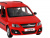 Машина ''АВТОПАНОРАМА'' LADA LARGUS, красный, 1/24, свет, звук, инерция, в/к 24,5*12,5*10,5 см