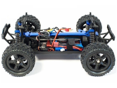 Радиоуправляемый монстр Remo Hobby SMAX Brushless (синий) 4WD 2.4G 1/16 RTR
