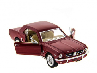 Машина Kinsmart ''FORD MUSTANG'' инерция (1/12шт.) 1:36 б/к