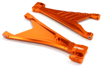 Рычаги передние нижние (оранж) для Traxxas 1/10 E-Revo