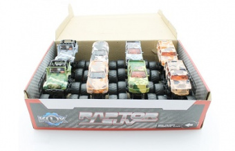 Машина инерционная KLX Raptor SUV Military 4WD в асс. в/к